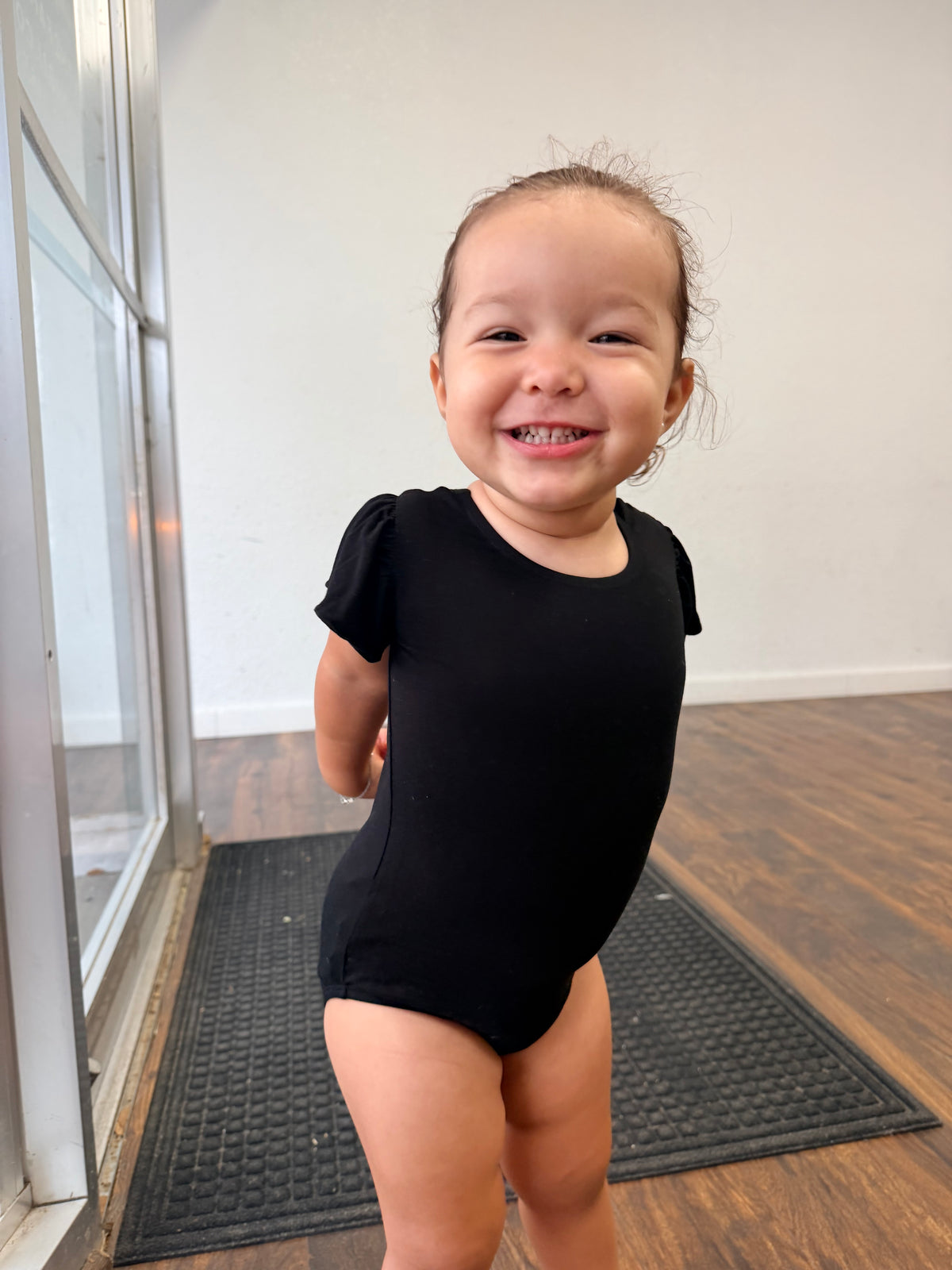 Black Bamboo Leotard