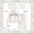 White Camo Mama Set