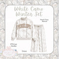 White Camo Baby/Toddler/Kid Set