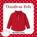 Christmas Dot Long Sleeve Brother Match
