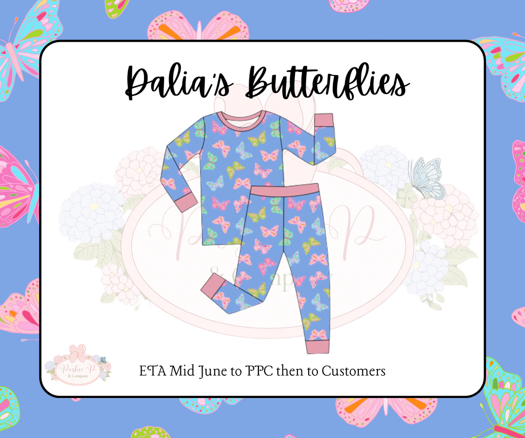 RTS Dalia's Butterflies Pant Set