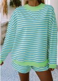 Striped Pullover Set
