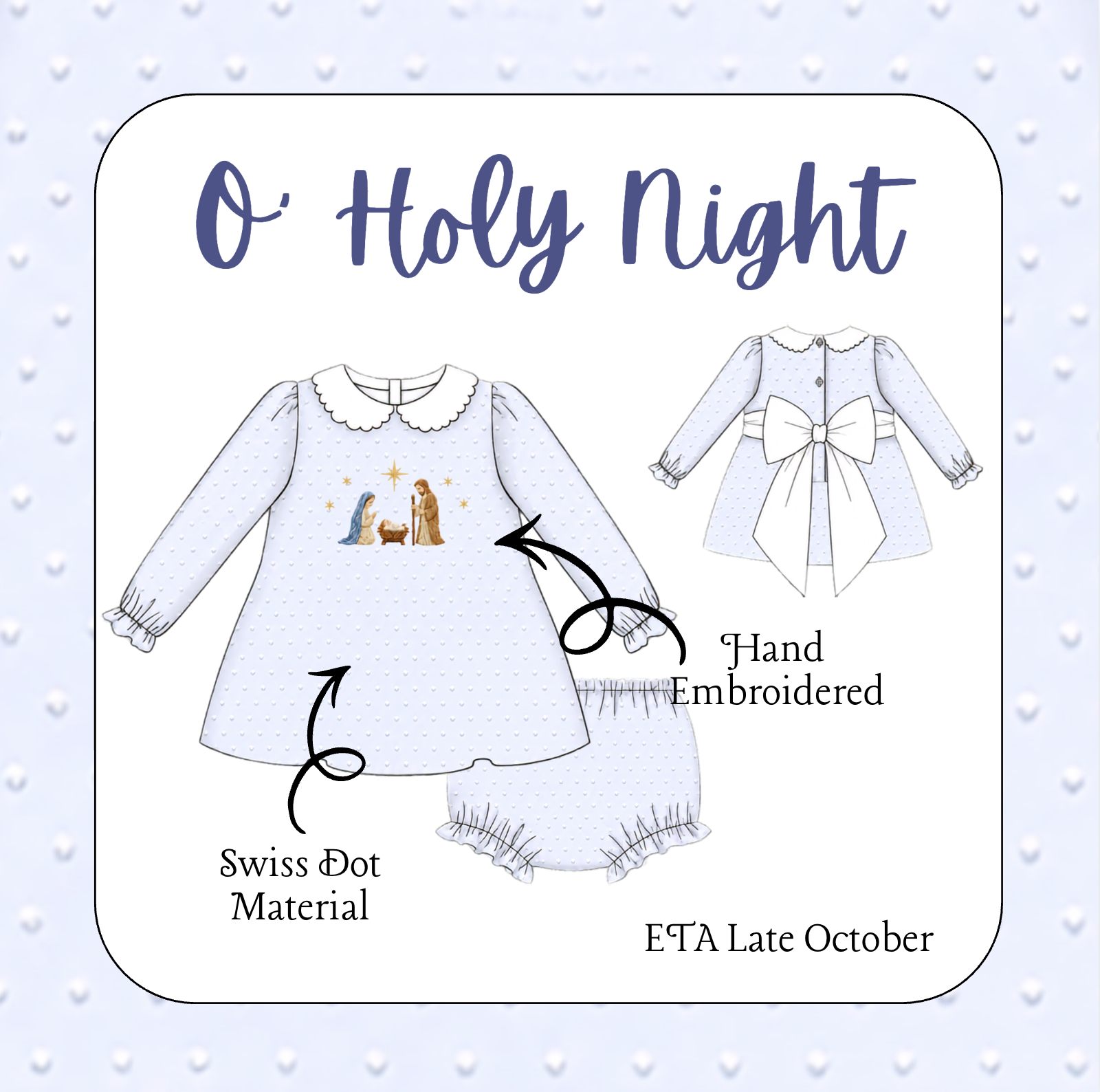 O Holy Night Bloomer Set
