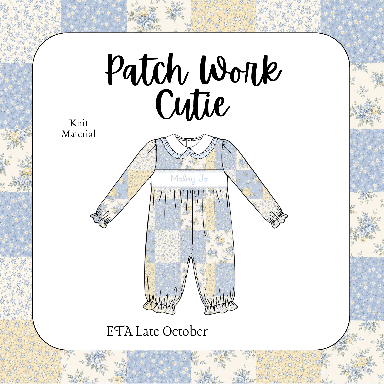Patch Work Cutie Romper