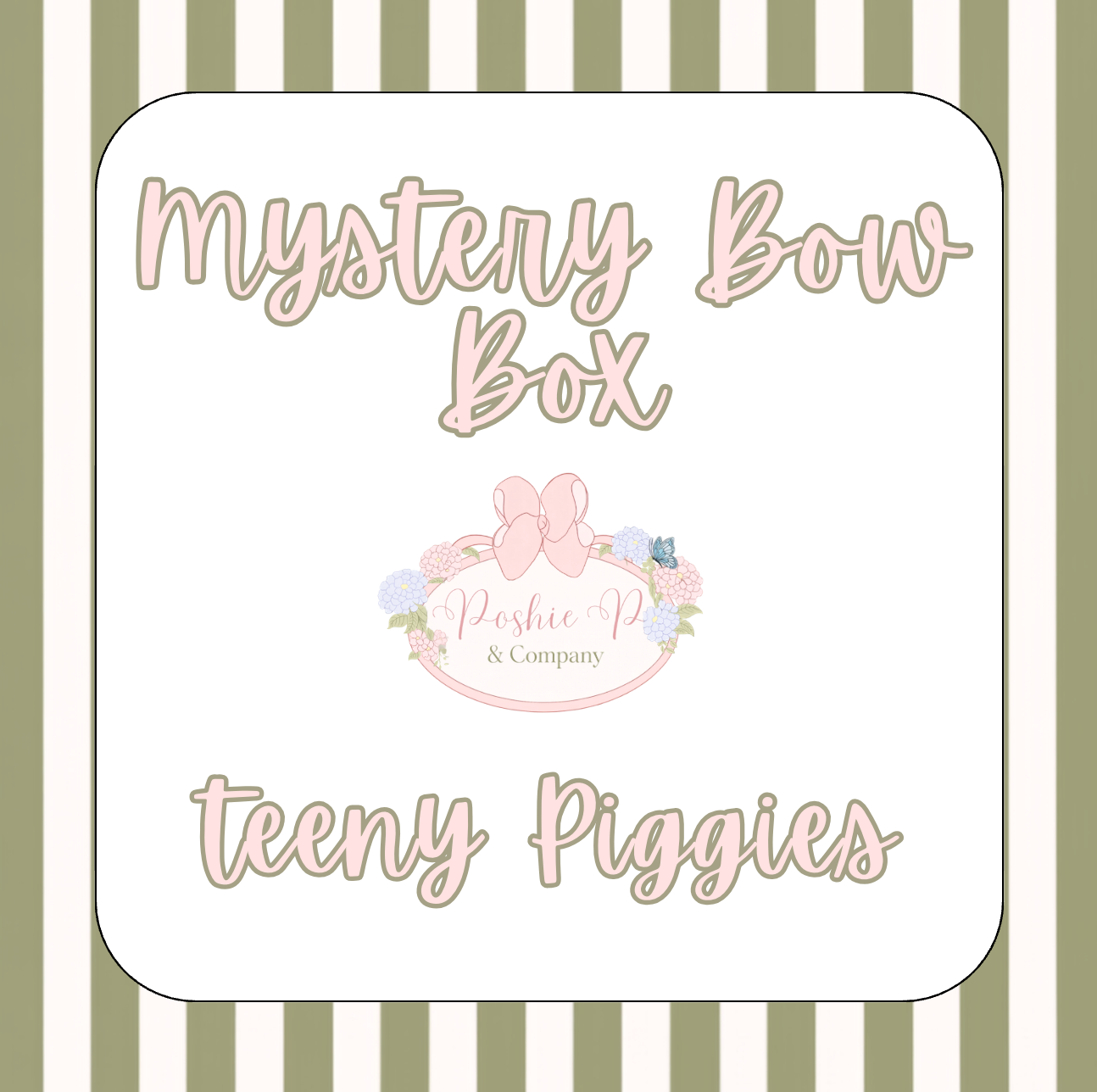 Teeny Piggies Mystery Box