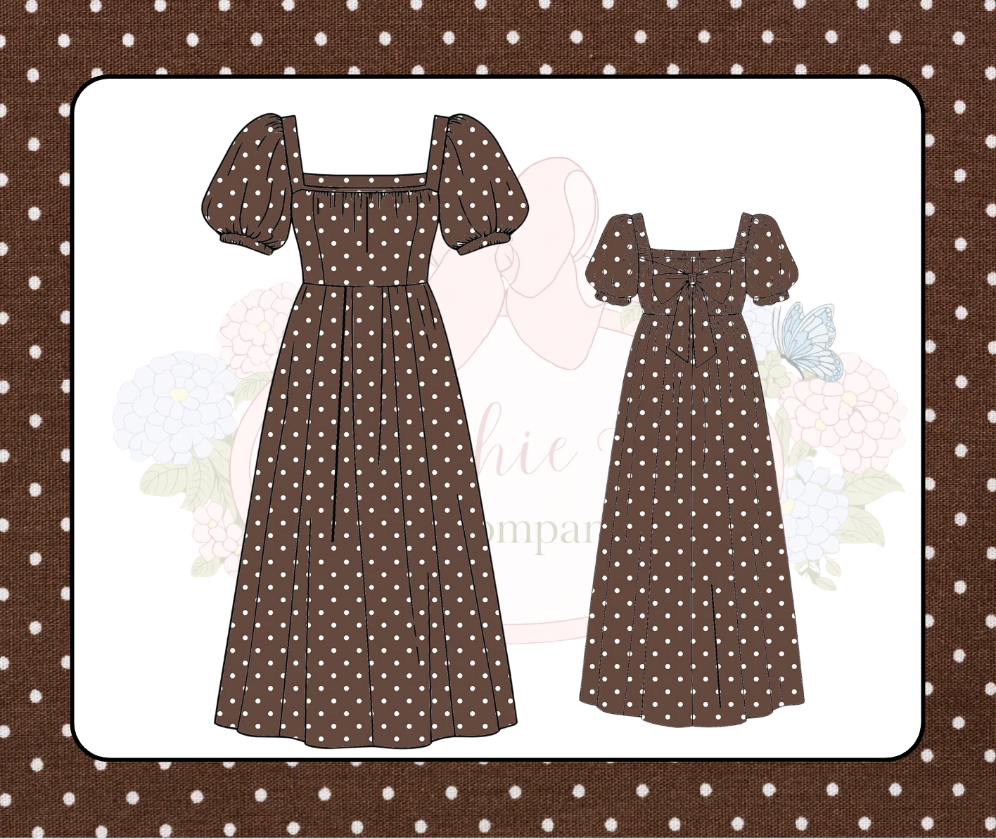 Swissed Fall Dots Mama Match